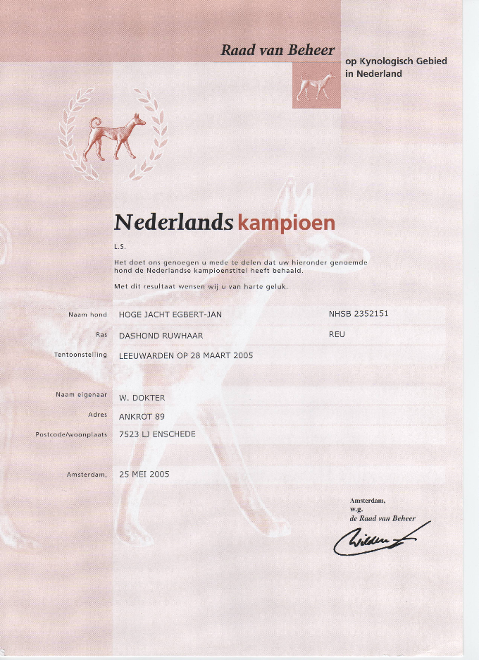 NL kamp certificaat